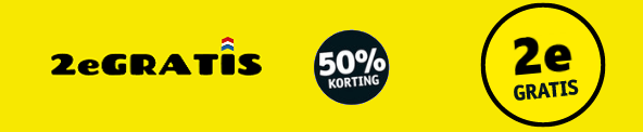 2e GRATIS | Tweede gratis